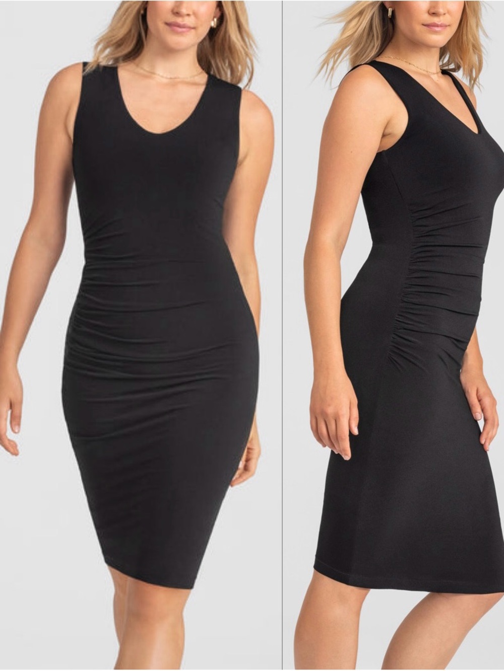 NWT Honeylove InnerPower Sleeveless Midi Dress Size M